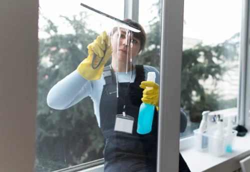 Nettoyage de vitres intérieures et extérieures à la Fare-les-Oliviers